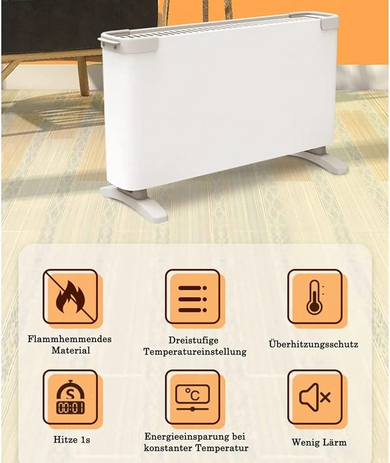 بخاری برقی فن دار با ترموستات، گرمایش 2000 وات با صرفه جویی در انرژی، رادیاتور برقی متحرک برای اتاق تا 20 متر مربع، رادیاتور برقی متحرک بخاری برقی فن دار با ترموستات، گرمایش 2000 وات با صرفه جویی در انرژی، رادیاتور برقی متحرک برای اتاق تا 20 متر مربع، رادیاتور برقی متحرک