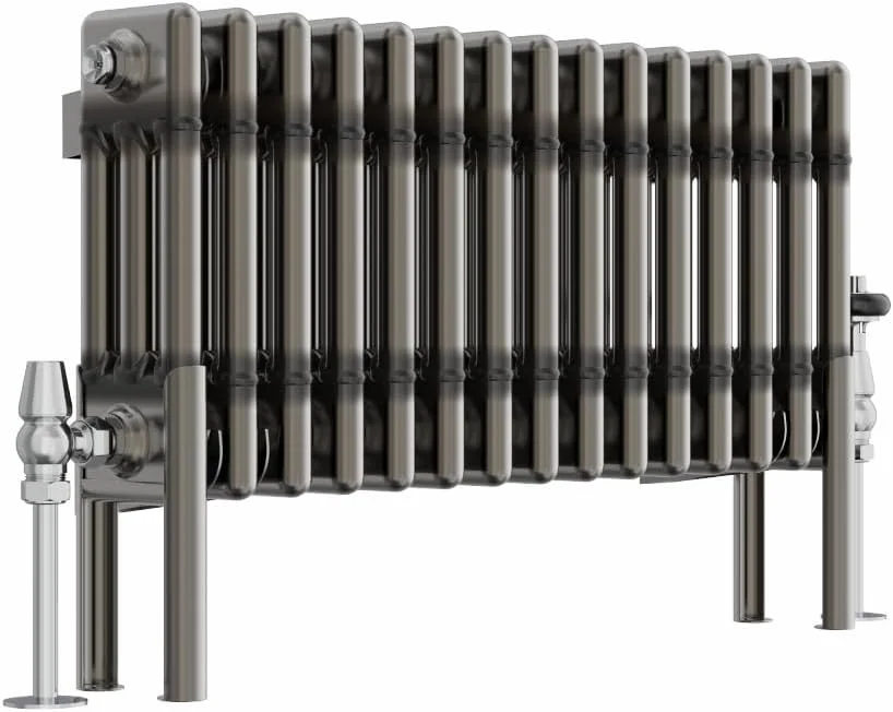 رادیاتور شوفاژ افقی سه ستونی طرح چدن فلز خام NRG با ابعاد 300x695 میلی متر، مناسب برای حمام، آشپزخانه و اتاق نشیمن رادیاتور شوفاژ افقی سه ستونی طرح چدن فلز خام NRG با ابعاد 300x695 میلی متر، مناسب برای حمام، آشپزخانه و اتاق نشیمن