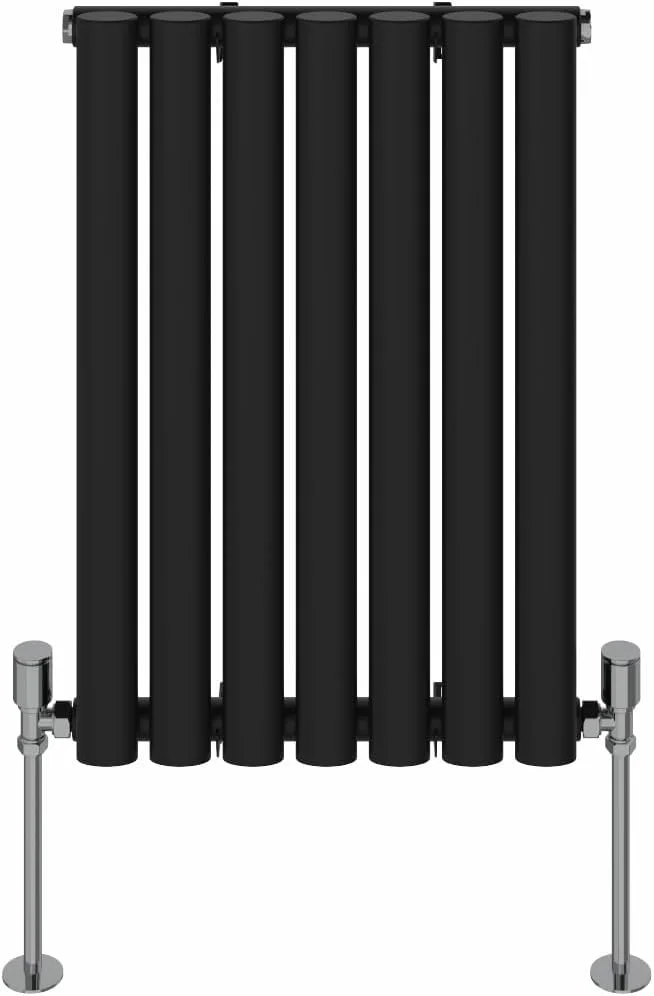 رادیاتور شوفاژ طرح دار بیضی مشکی ممتاز NRG تک پنل 600x413 میلی متر رادیاتور شوفاژ طرح دار بیضی مشکی ممتاز NRG تک پنل 600x413 میلی متر