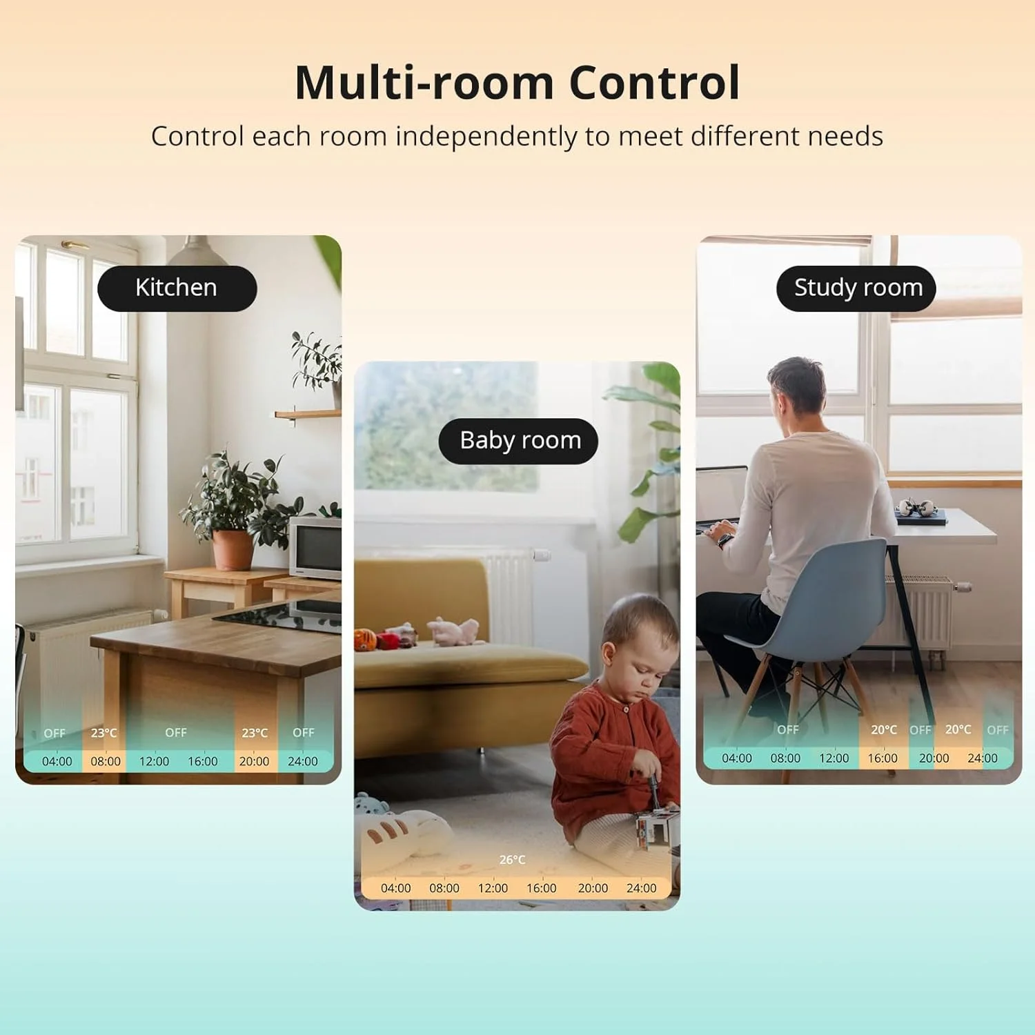 ترموستات رادیاتور هوشمند SONOFF، ترموستات شیر TRVZB Zigbee3.0، ترموستات گرمایش هوشمند با کنترل برنامه، سازگار با الکسا/گوگل هوم/دستیار خانگی ترموستات رادیاتور هوشمند SONOFF، ترموستات شیر TRVZB Zigbee3.0، ترموستات گرمایش هوشمند با کنترل برنامه، سازگار با الکسا/گوگل هوم/دستیار خانگی