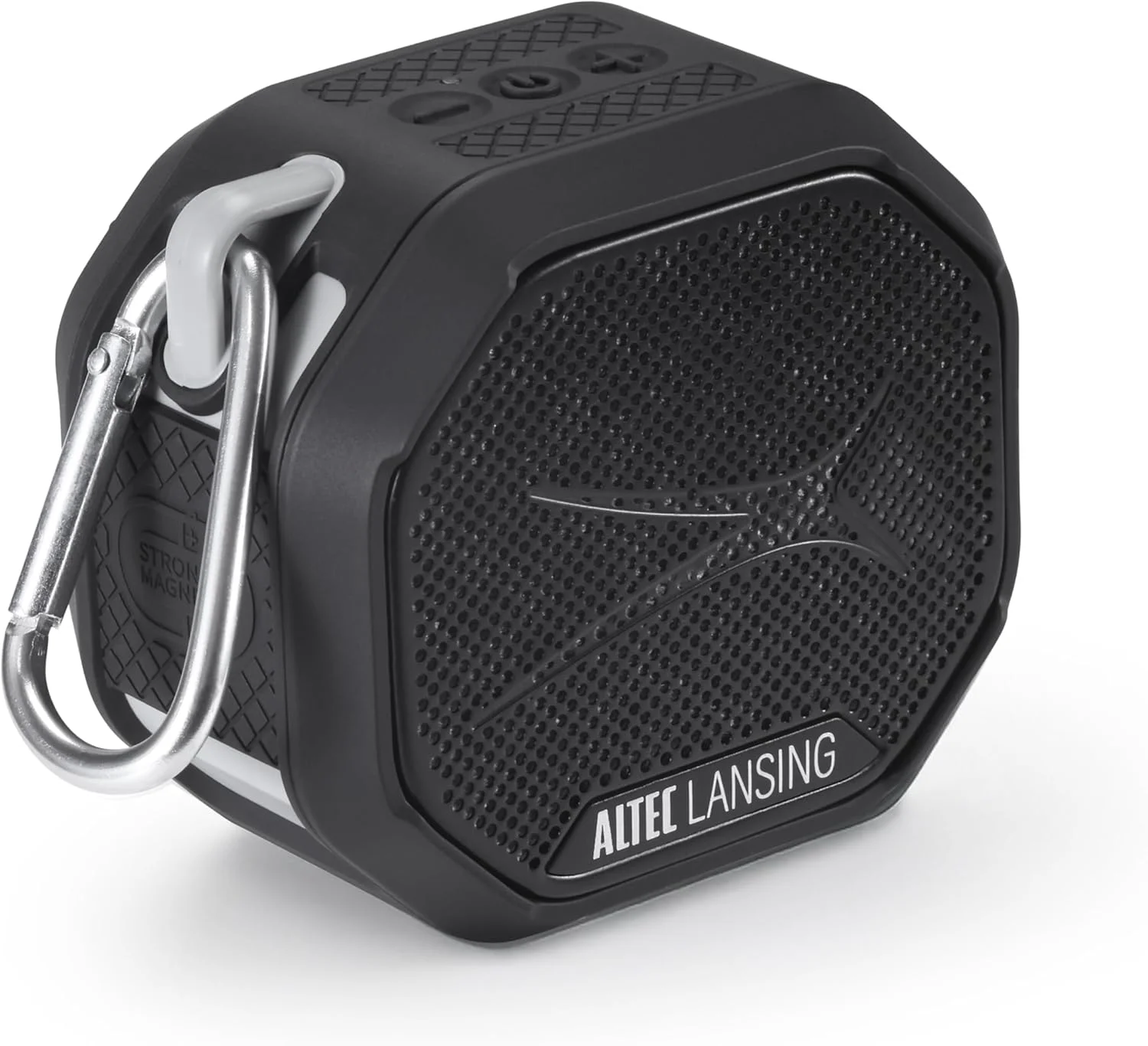 اسپیکر بلوتوثی مغناطیسی Altec Lansing HYDRATREK، ضد آب IP67، اسپیکر قابل حمل، جفت شدن بی سیم واقعی، شارژ سریع USB-C، باتری 3.7 ولت 400 میلی آمپر ساعت، دستیار صوتی، ایده آل برای هر ماجراجویی…