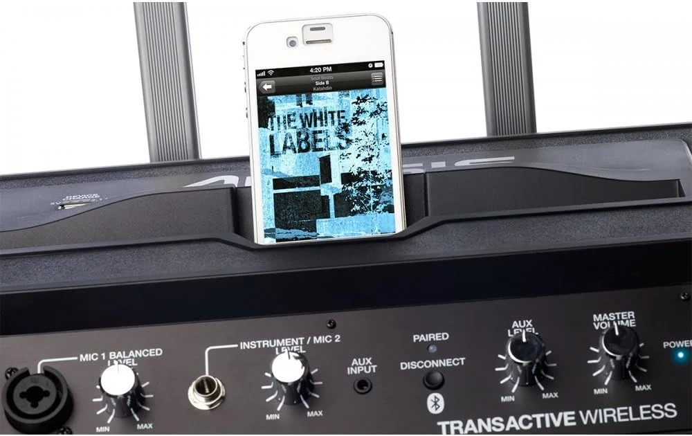 اسپیکر بلوتوثی قابل حمل و پرقدرت Alesis TransActive، ورودی کمکی اسپیکر بلوتوثی قابل حمل و پرقدرت Alesis TransActive، ورودی کمکی