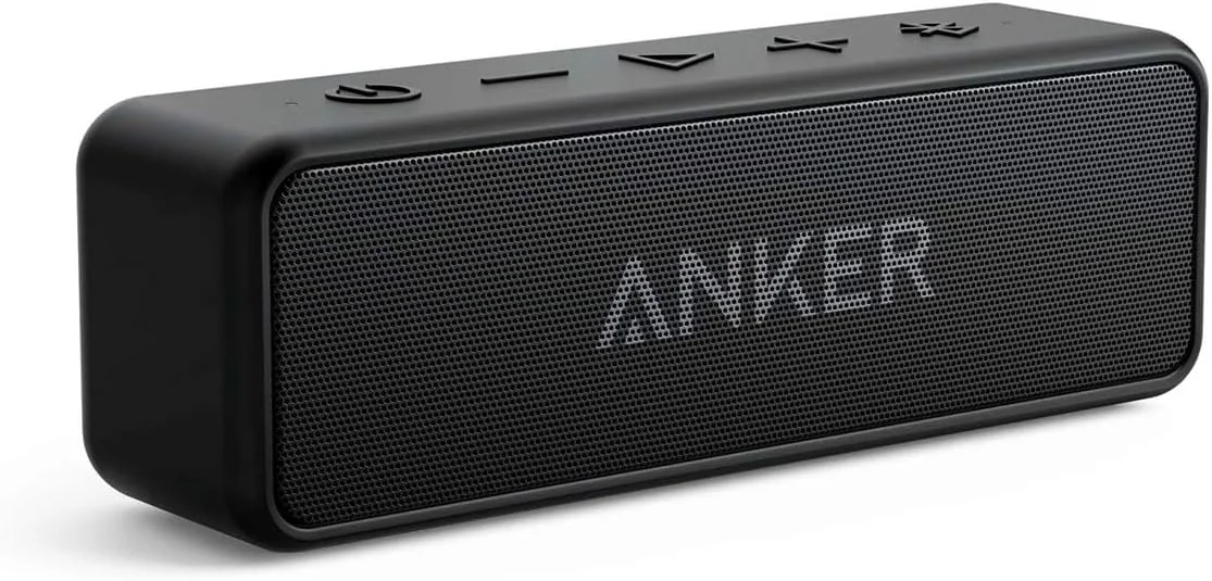 اسپیکر بلوتوث قابل حمل انکر Soundcore 2 با صدای استریو عالی، فناوری BassUp، توان 12 وات، اسپیکر ضد آب IPX5 مناسب دوش، 24 ساعت پخش مداوم، اسپیکر بی سیم برای خانه، فضای باز و مسافرت اسپیکر بلوتوث قابل حمل انکر Soundcore 2 با صدای استریو عالی، فناوری BassUp، توان 12 وات، اسپیکر ضد آب IPX5 مناسب دوش، 24 ساعت پخش مداوم، اسپیکر بی سیم برای خانه، فضای باز و مسافرت