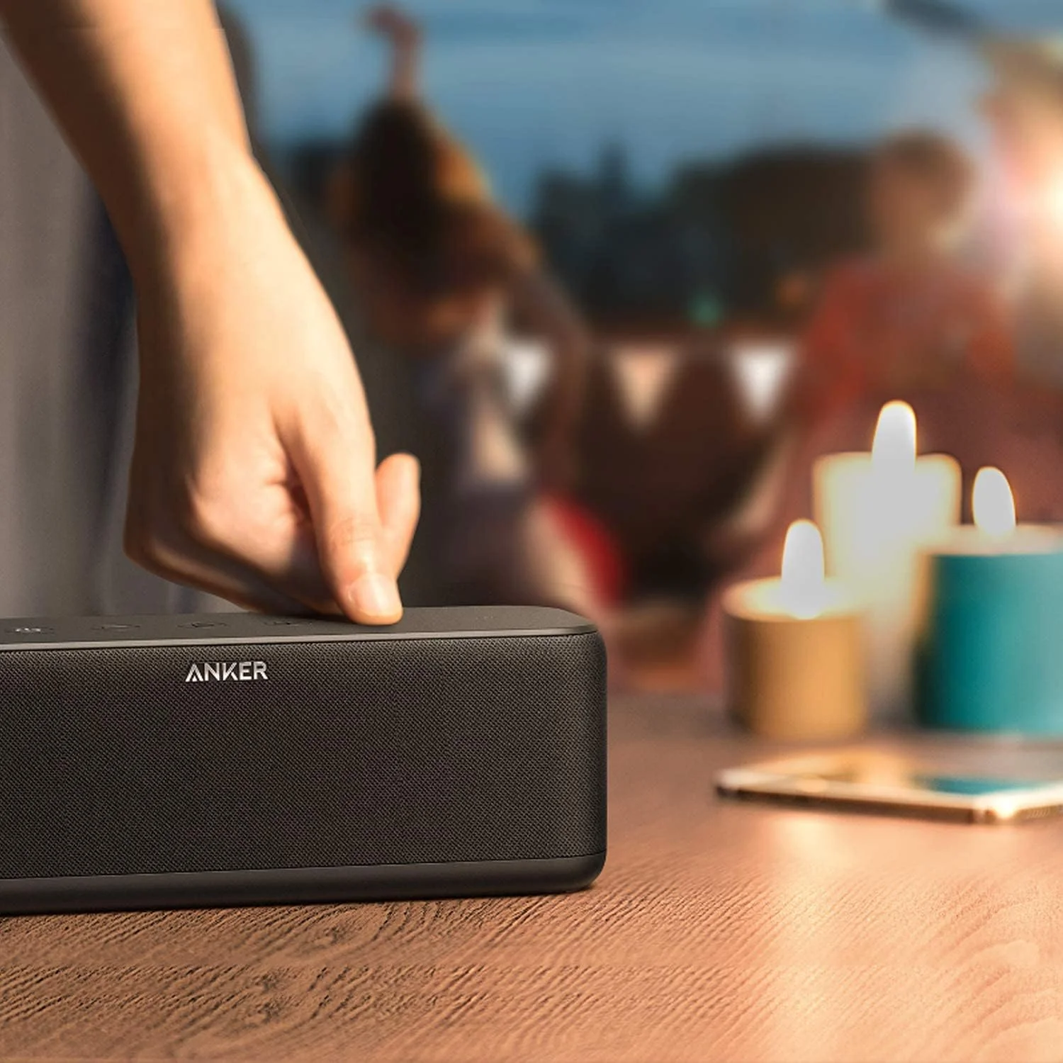اسپیکر بلوتوثی ارتقا یافته Anker Soundcore Boost با صدای متعادل، BassUp، 12 ساعت پخش، USB-C، ضد آب IPX7، اسپیکر بی سیم با EQ قابل تنظیم از طریق برنامه، جفت سازی استریو بی سیم
