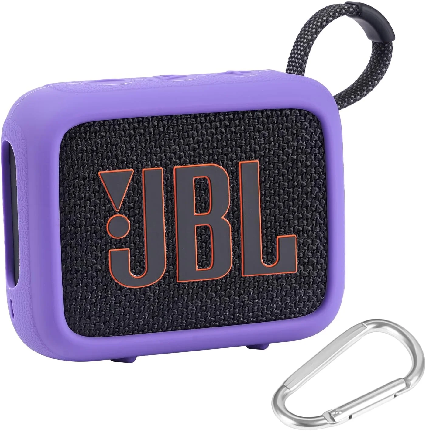 کاور سیلیکونی جایگزین AONKE برای اسپیکر بلوتوثی قابل حمل JBL Go 4 (بنفش)