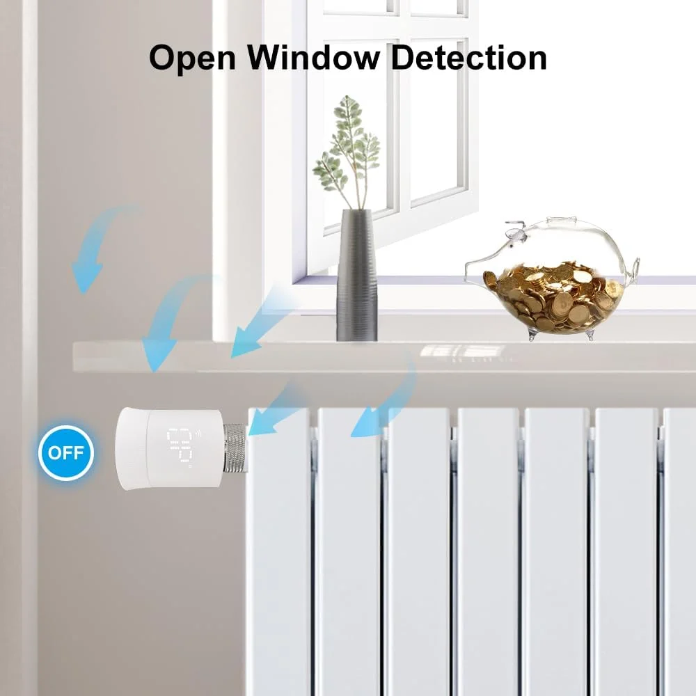 ترموستات رادیاتور هوشمند KETOTEK WiFi، ترموستات گرمایش Zigbee با هاب، کنترلر گرمایش ترموستات قابل برنامه ریزی برای رادیاتورها از طریق برنامه، الکسا، دستیار گوگل، صرفه جویی در انرژی ترموستات رادیاتور هوشمند KETOTEK WiFi، ترموستات گرمایش Zigbee با هاب، کنترلر گرمایش ترموستات قابل برنامه ریزی برای رادیاتورها از طریق برنامه، الکسا، دستیار گوگل، صرفه جویی در انرژی