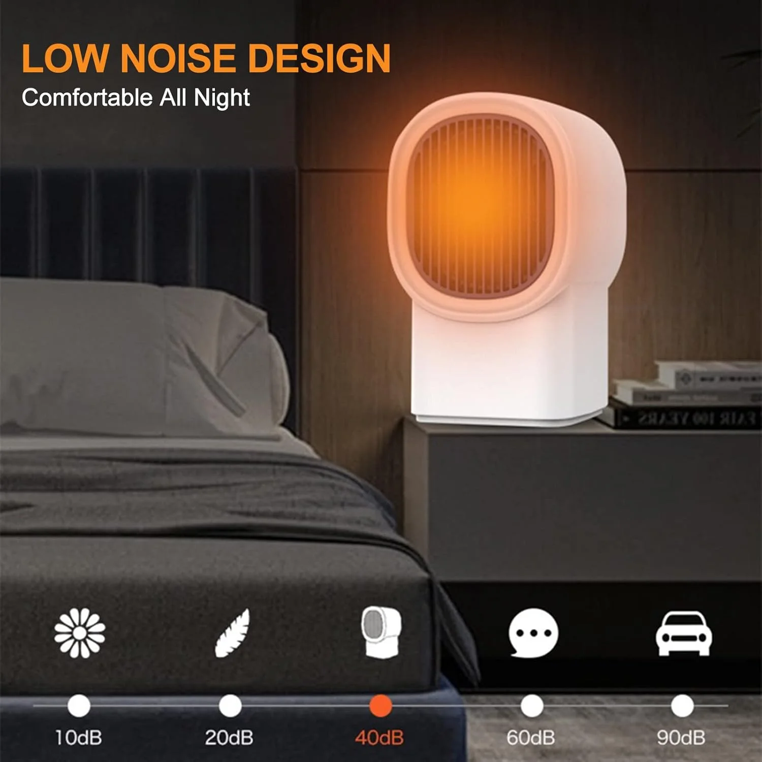 هیتر برقی کوچک رومیزی Hingers، دمنده هوای گرم خانگی، فن گرمایشی سریع و کم مصرف، رادیاتور برای زمستان هیتر برقی کوچک رومیزی Hingers، دمنده هوای گرم خانگی، فن گرمایشی سریع و کم مصرف، رادیاتور برای زمستان