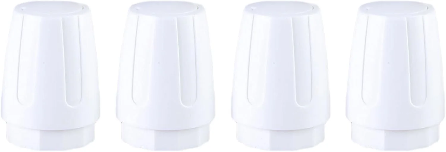 4 عدد سوییچ چرخ دستی پخش کننده آب گرمایش از کف، روکش های شیر رادیاتور، روکش های شیر جایگزین