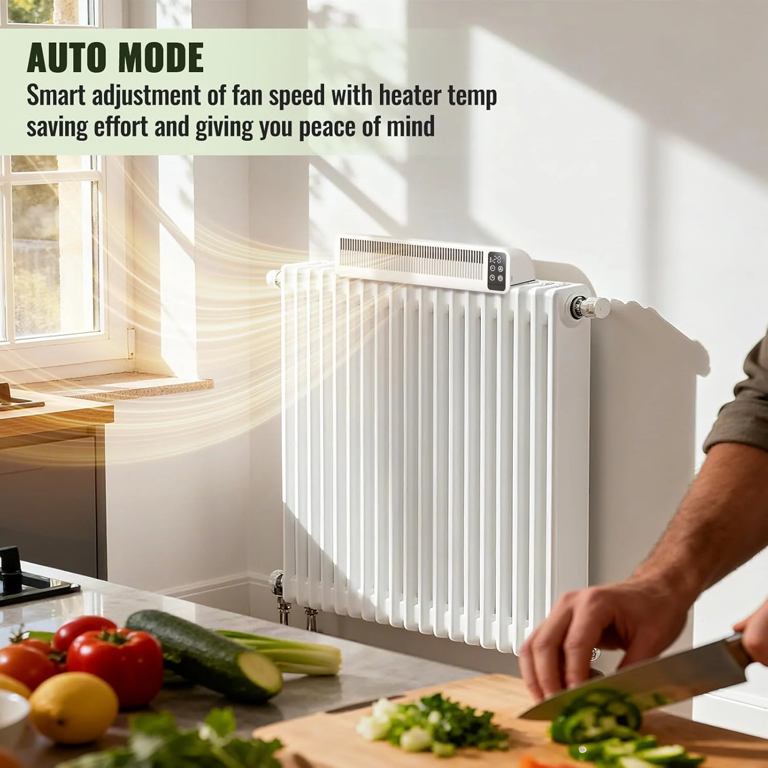 فن رادیاتور کم مصرف Milduall، بسته 1 عددی، فن فوق العاده بی صدا با پایه مغناطیسی، باتری Type-C، نمایشگر هوشمند و تایمر برای گرمایش اتاق فن رادیاتور کم مصرف Milduall، بسته 1 عددی، فن فوق العاده بی صدا با پایه مغناطیسی، باتری Type-C، نمایشگر هوشمند و تایمر برای گرمایش اتاق