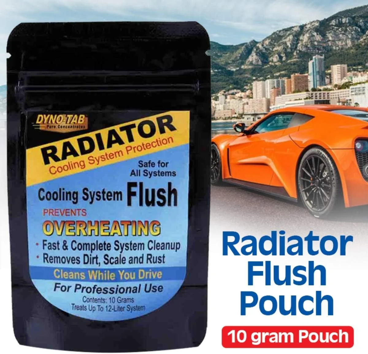 DYNO TAB - شستشوی سیستم خنک کننده - رادیاتور 55461 - جلوگیری از گرم شدن بیش از حد، بازیابی محافظت در برابر خوردگی، کاهش دمای موتور، پاکسازی سیستم، 1 بسته برای 12 لیتر DYNO TAB - شستشوی سیستم خنک کننده - رادیاتور 55461 - جلوگیری از گرم شدن بیش از حد، بازیابی محافظت در برابر خوردگی، کاهش دمای موتور، پاکسازی سیستم، 1 بسته برای 12 لیتر