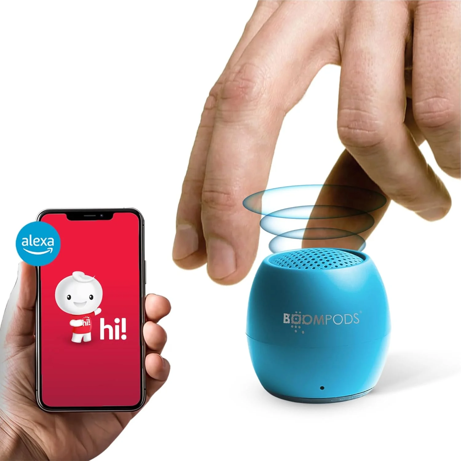 اسپیکر بلوتوثی کوچک Boompods Zero Talk Mini با الکسا داخلی، دستگاه های هوشمند - اسپیکر بی سیم کوچک ضد آب IPX6، 5 ساعت پخش، قابل حمل برای مسافرت، حمام و آیفون، آبی اسپیکر بلوتوثی کوچک Boompods Zero Talk Mini با الکسا داخلی، دستگاه های هوشمند - اسپیکر بی سیم کوچک ضد آب IPX6، 5 ساعت پخش، قابل حمل برای مسافرت، حمام و آیفون، آبی