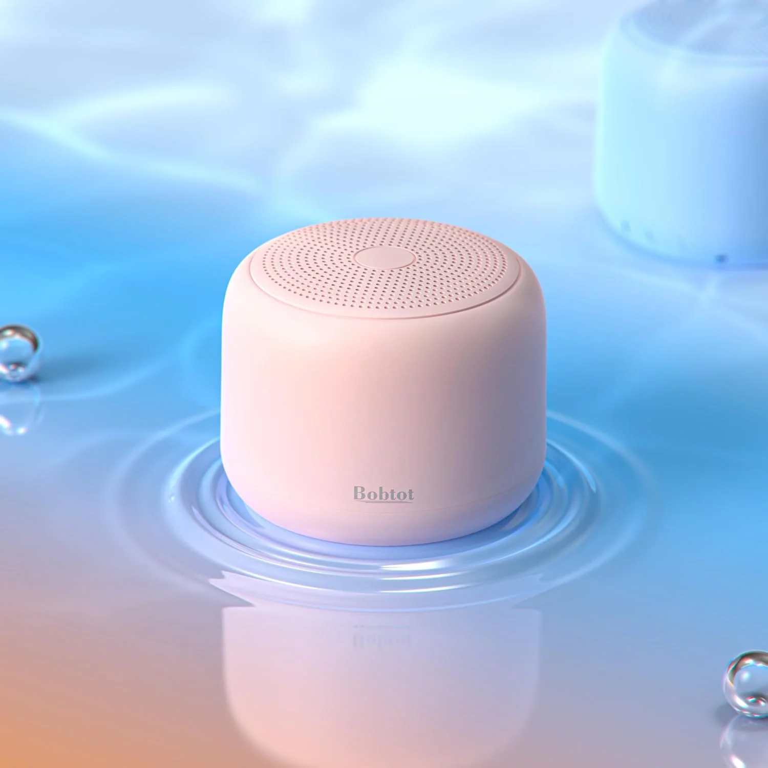 اسپیکر بلوتوثی قابل حمل Bobtot با بند حمل آسان، اسپیکر کوچک بی سیم ضد آب IPX5 با صدای استریو بلند، 20 ساعت پخش، باتری قابل شارژ، میکروفون داخلی، صورتی اسپیکر بلوتوثی قابل حمل Bobtot با بند حمل آسان، اسپیکر کوچک بی سیم ضد آب IPX5 با صدای استریو بلند، 20 ساعت پخش، باتری قابل شارژ، میکروفون داخلی، صورتی