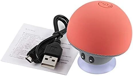 اسپیکر بلوتوثی مینی بی سیم طرح قارچ کارتونی استریو با پایه نگهدارنده موبایل - قرمز اسپیکر بلوتوثی مینی بی سیم طرح قارچ کارتونی استریو با پایه نگهدارنده موبایل - قرمز