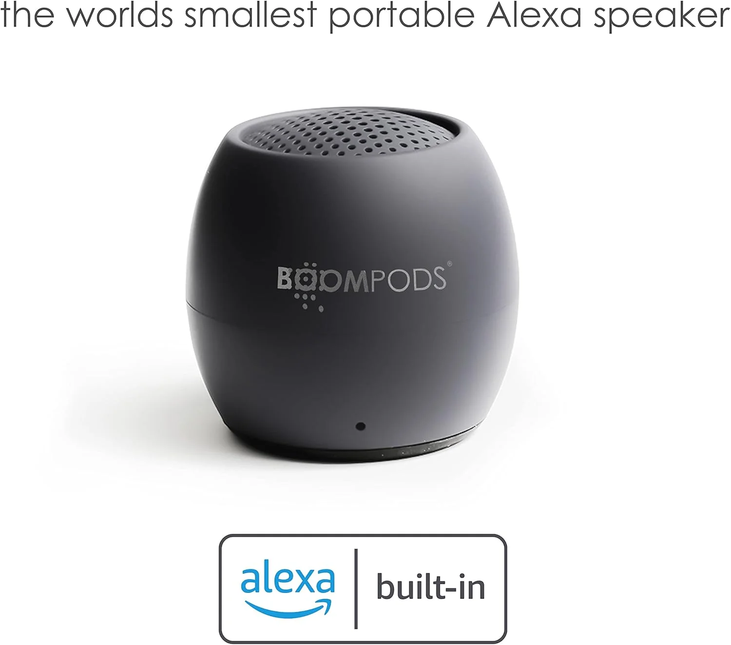 اسپیکر بلوتوثی کوچک Boompods Zero Talk Mini با Amazon Alexa داخلی، دستگاه های هوشمند - اسپیکر بی سیم کوچک ضد آب IPX6، 5 ساعت پخش، قابل حمل برای مسافرت، دوش حمام و آیفون، خاکستری اسپیکر بلوتوثی کوچک Boompods Zero Talk Mini با Amazon Alexa داخلی، دستگاه های هوشمند - اسپیکر بی سیم کوچک ضد آب IPX6، 5 ساعت پخش، قابل حمل برای مسافرت، دوش حمام و آیفون، خاکستری