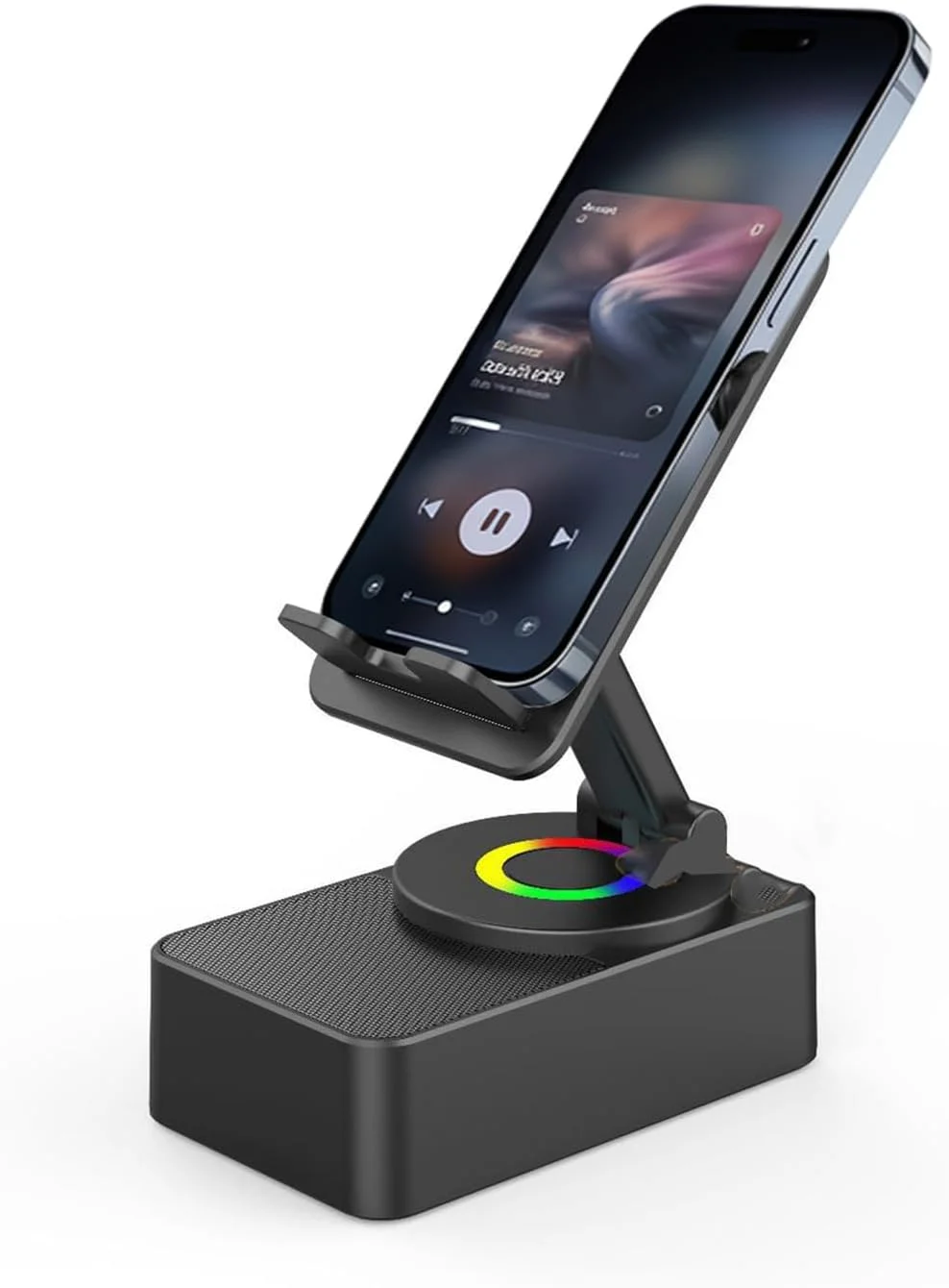 پایه نگهدارنده گوشی تاشو 3 در 1 / 5 در 1 با پاوربانک و اسپیکر بلوتوثی (B)