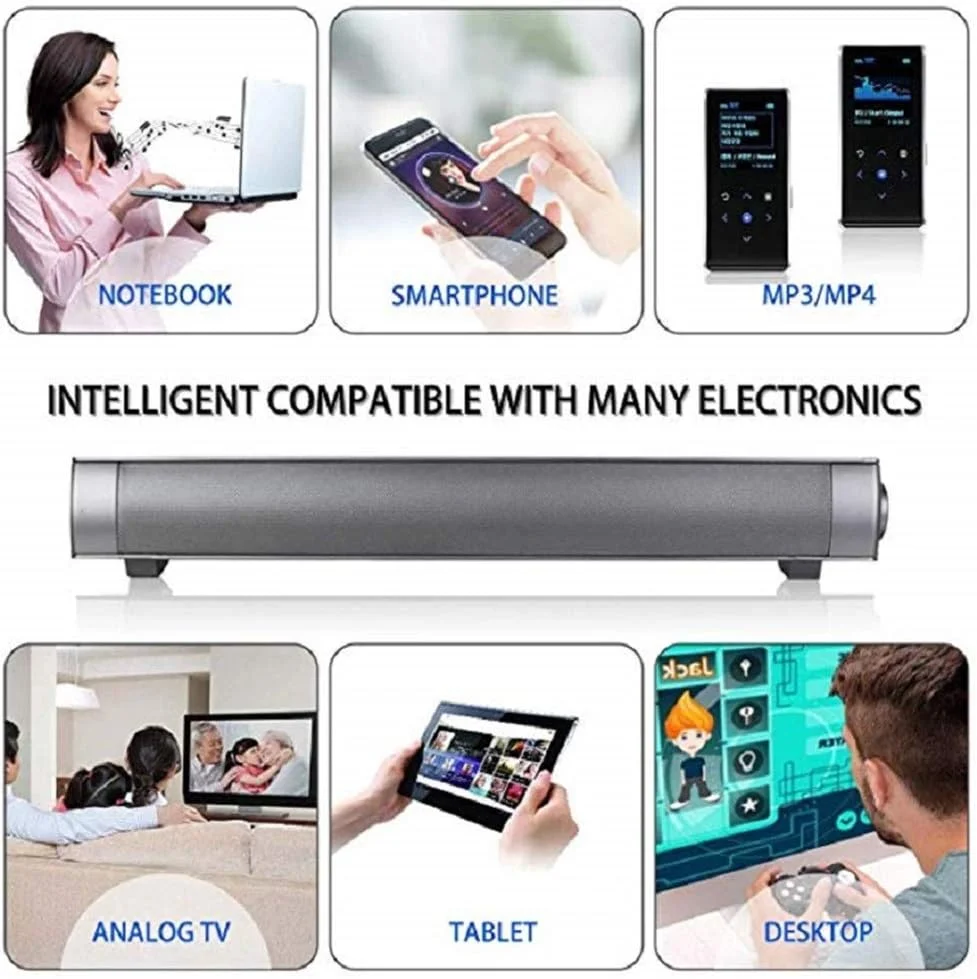 اسپیکر بلوتوثی HANZALA مدل Music Woofer، ستون صوتی بی سیم، پشتیبانی از کارت TF، خروجی کمکی سیمی، قابل حمل برای فضای باز اسپیکر بلوتوثی HANZALA مدل Music Woofer، ستون صوتی بی سیم، پشتیبانی از کارت TF، خروجی کمکی سیمی، قابل حمل برای فضای باز