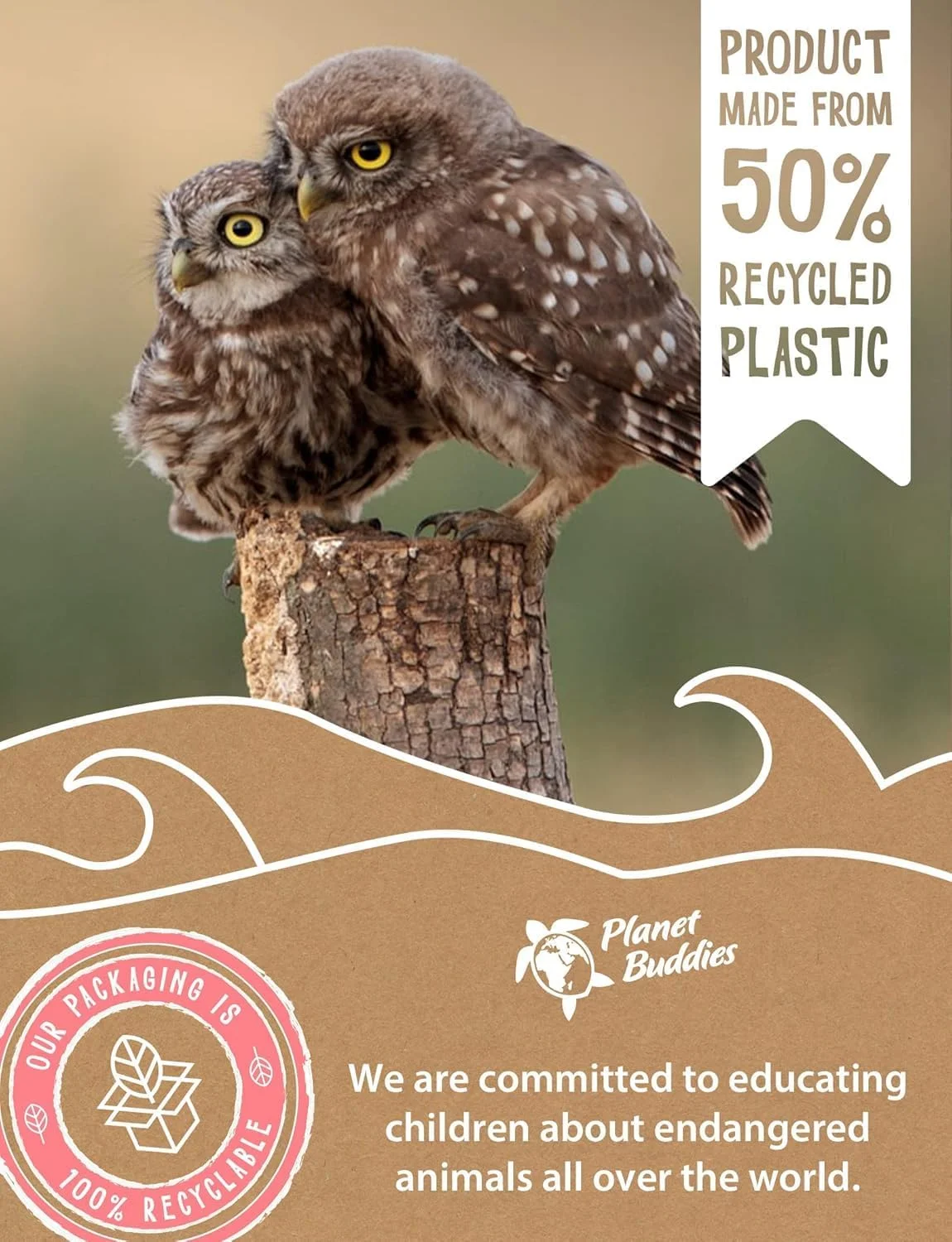 اسپیکر بلوتوث کودکانه با میکروفون، اسپیکر بلوتوث مینی بی سیم طرح جغد، باتری با طول عمر بالا، اسپیکر قابل حمل برای خانه، فضای باز و مسافرت، سازگار با آیفون و اندروید - جغد زیتونی