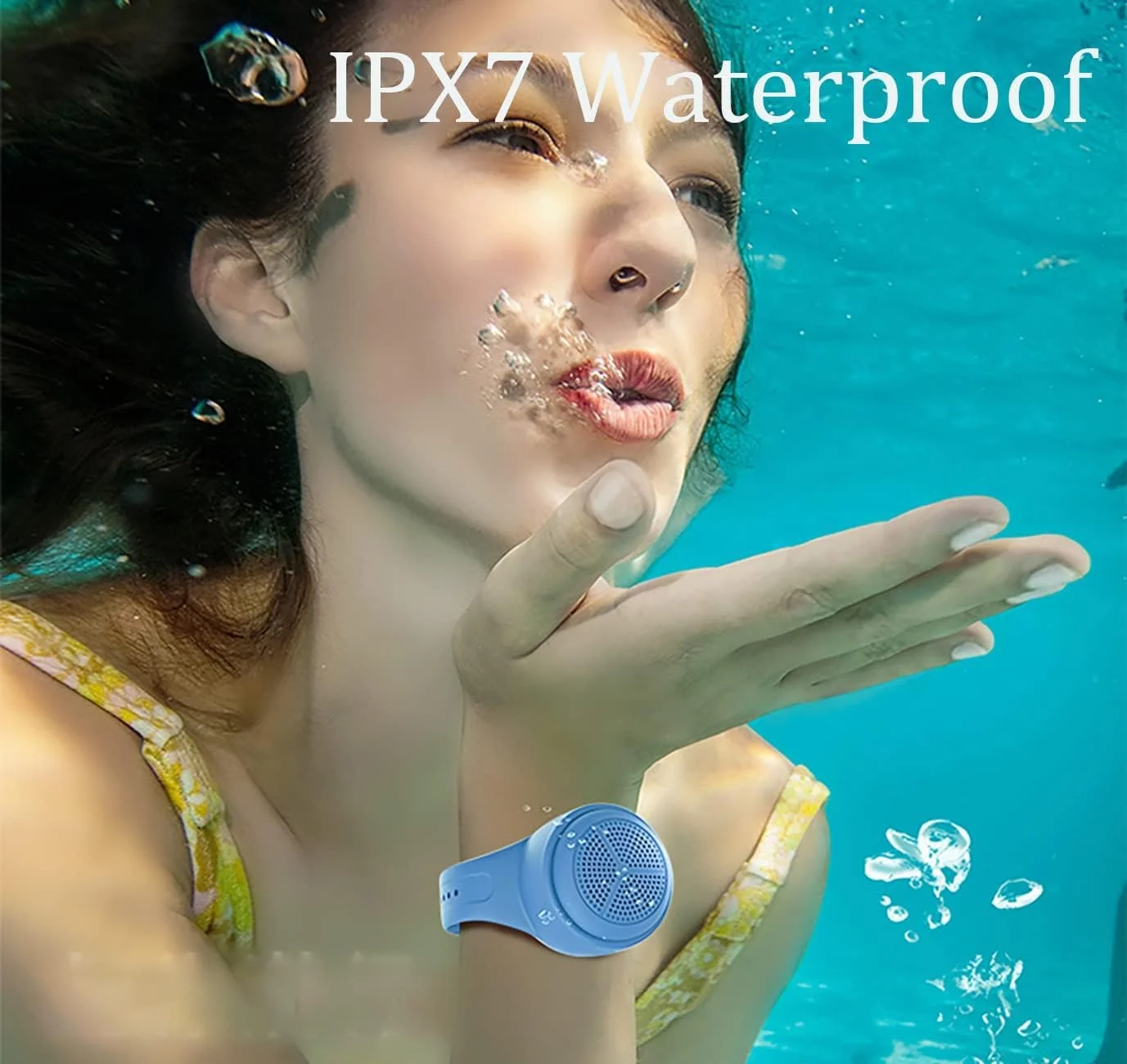 اسپیکر بلوتوث چند منظوره Azonee، اسپیکر استریو قابل حمل ضد آب IPX7 با پشتیبانی از Micro SD، جفت شدن TWS، کنترل دوربین از راه دور، اسپیکر بالش کوچک با بند ساعت برای فضای باز، خانه، حمام اسپیکر بلوتوث چند منظوره Azonee، اسپیکر استریو قابل حمل ضد آب IPX7 با پشتیبانی از Micro SD، جفت شدن TWS، کنترل دوربین از راه دور، اسپیکر بالش کوچک با بند ساعت برای فضای باز، خانه، حمام