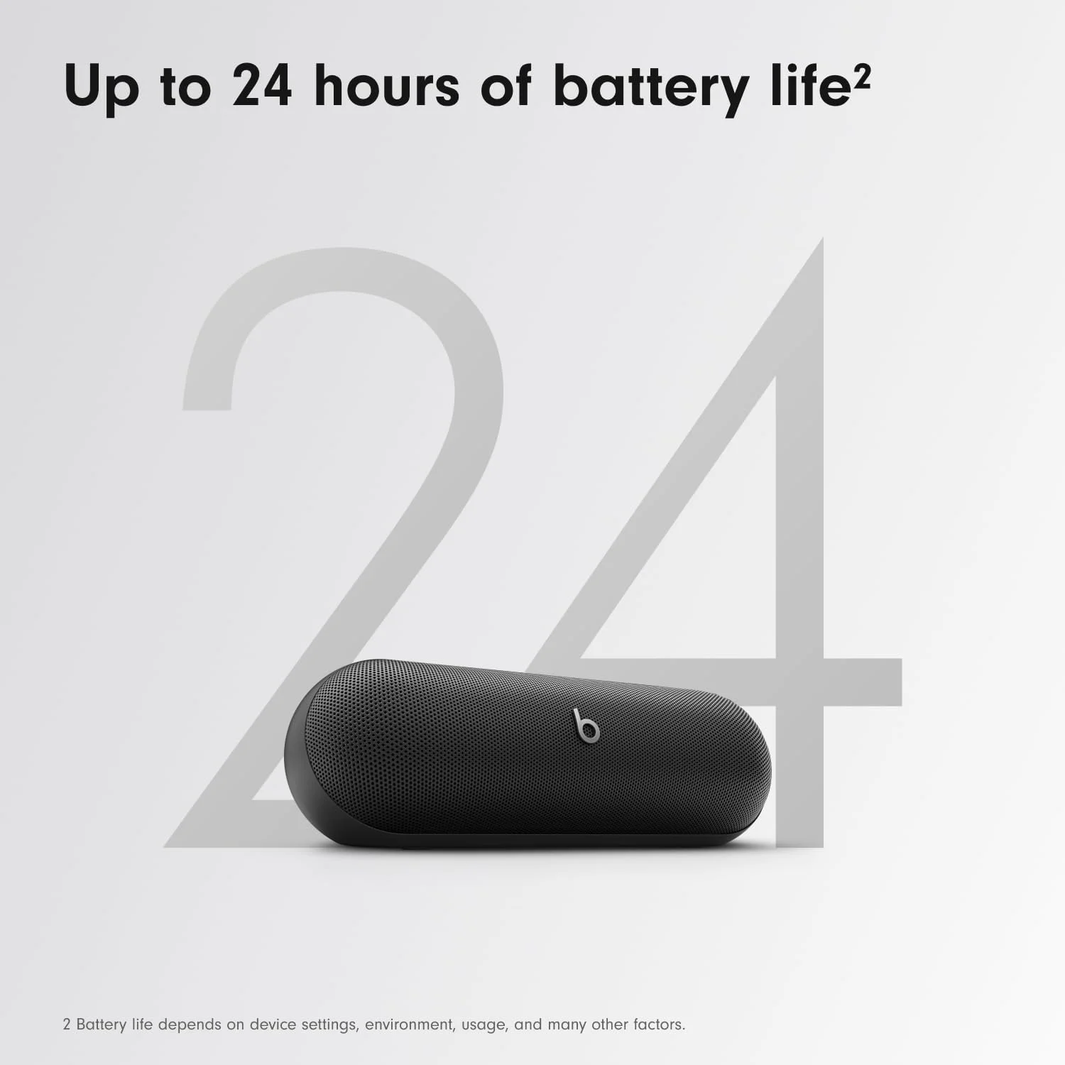 بیتس پیل – اسپیکر بلوتوث بیسیم و شارژر قابل حمل از طریق USB-C – تا 24 ساعت عمر باتری، مقاوم در برابر آب IP67، سازگار با اپل و اندروید، میکروفون داخلی – مشکی مات بیتس پیل – اسپیکر بلوتوث بیسیم و شارژر قابل حمل از طریق USB-C – تا 24 ساعت عمر باتری، مقاوم در برابر آب IP67، سازگار با اپل و اندروید، میکروفون داخلی – مشکی مات