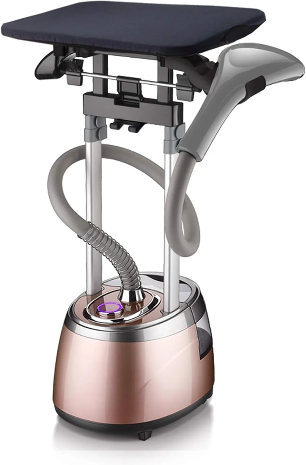 بخارگر عمودی لباس، بخارگر لباس حرفه ای 2000 واتی سنگین برای مصارف تجاری، رفع سریع چروک (صورتی)