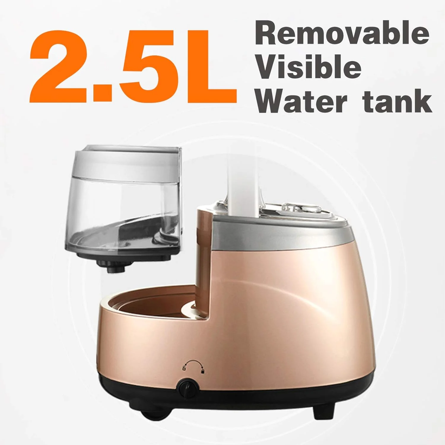 بخارگر عمودی لباس، بخارگر لباس حرفه ای 2000 واتی سنگین برای مصارف تجاری، رفع سریع چروک (صورتی)