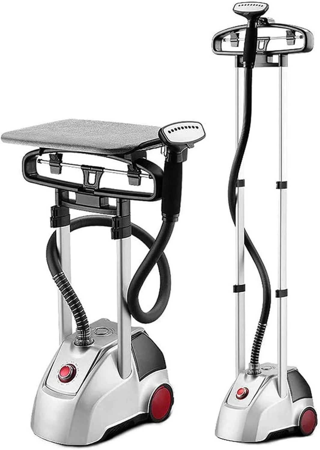 بخارگر عمودی لباس Duty، بخارگر 2000 واتی لباس برای مصارف تجاری، رفع سریع چروک با مخزن آب 2.5 لیتری (طلایی)