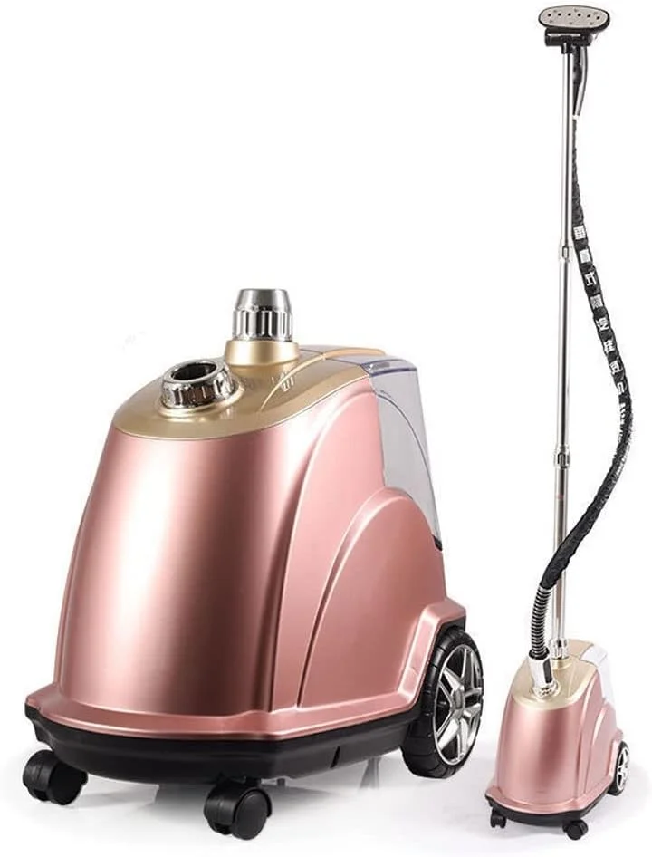 بخارگر عمودی لباس سایز بزرگ 2200 وات، بخارگر حرفه ای و سنگین لباس، گرم شدن سریع و رفع چروک با مخزن آب 3.0 لیتری