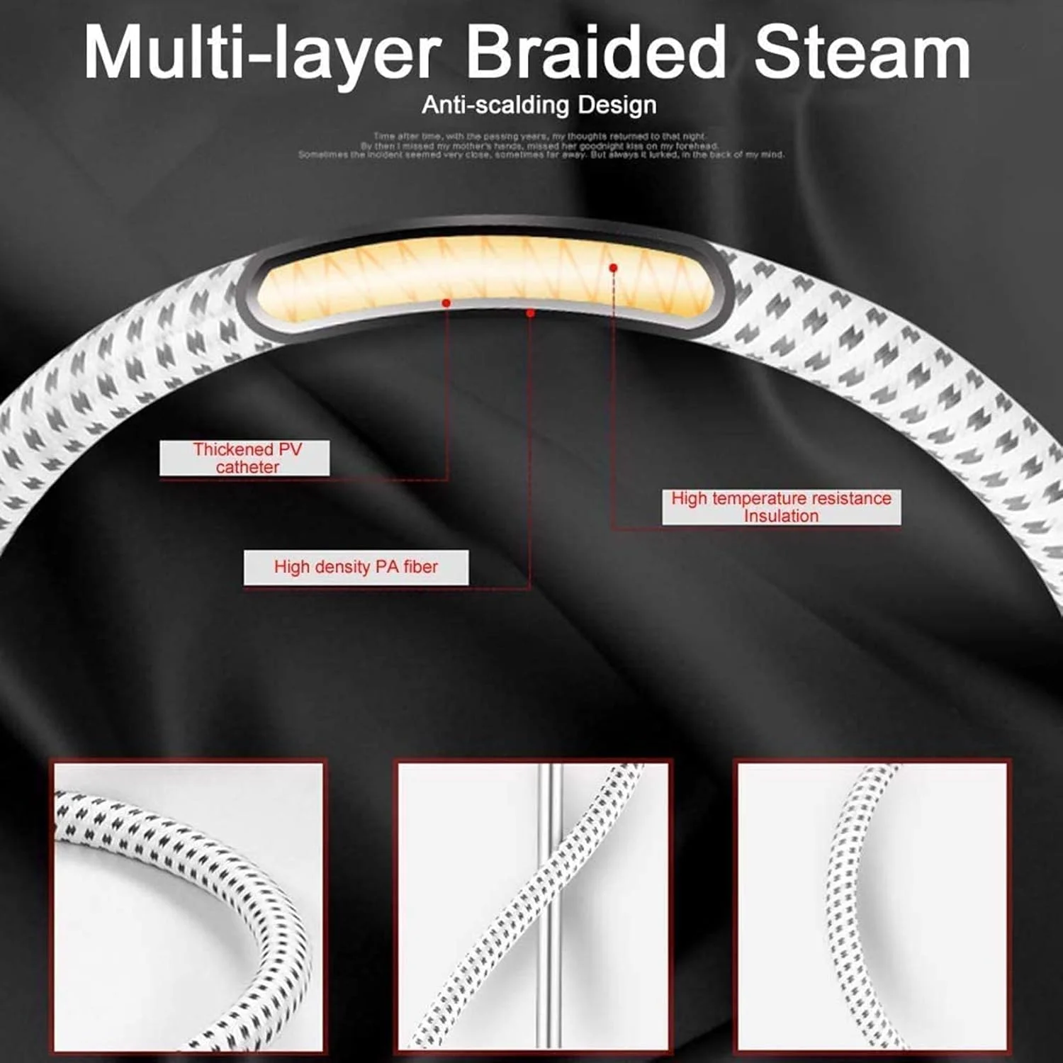 بخارگر عمودی لباس 2000 وات، بخارگر لباس سنگین برای مصارف تجاری و خانگی، اتو بخار دستی لباس، رفع سریع چروک