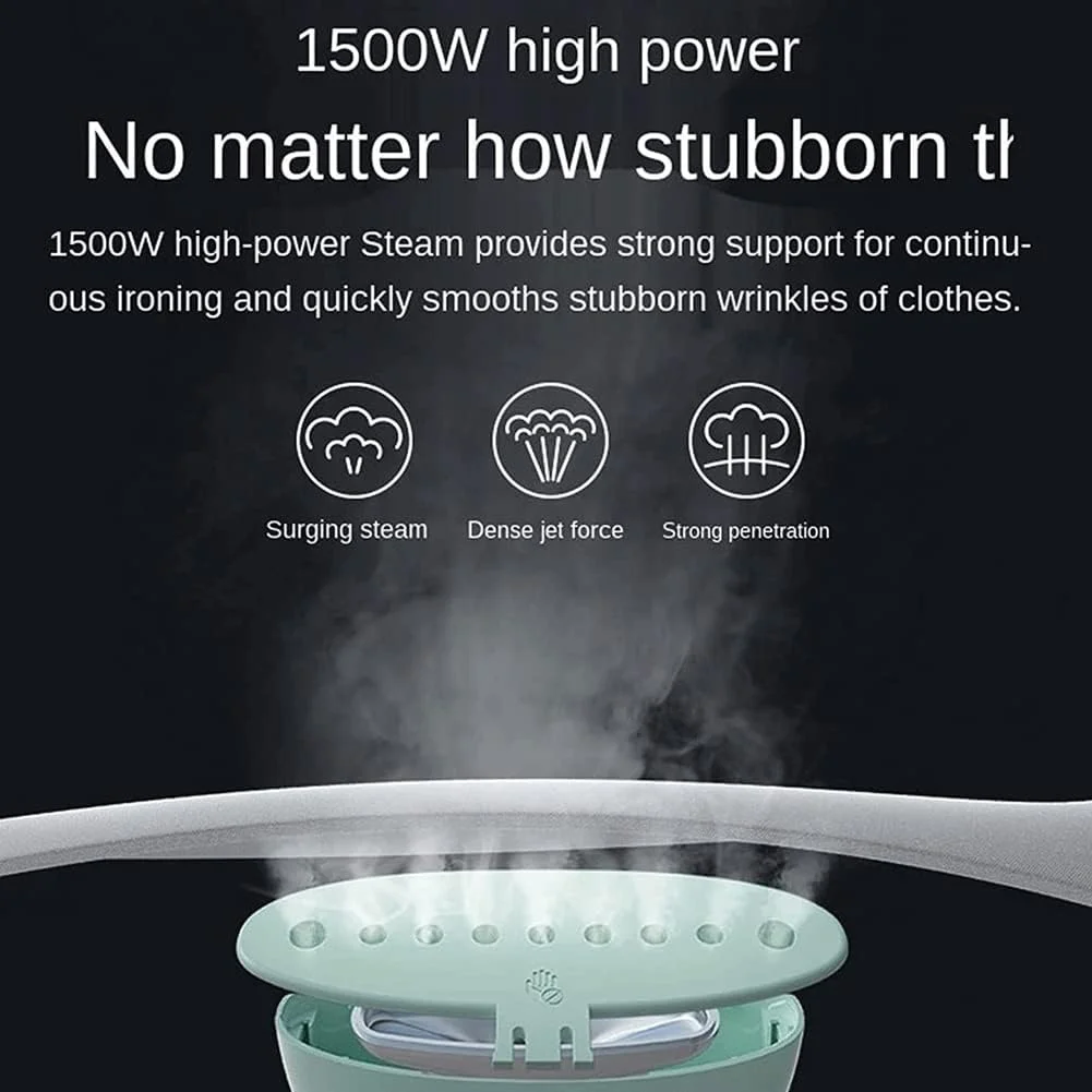 بخارگر عمودی لباس 1500 واتی، اتو بخار دو میله ای کوچک خانگی با سرعت 45 ثانیه ای برای از بین بردن چروک لباس، مناسب برای همه پارچه ها (صورتی) بخارگر عمودی لباس 1500 واتی، اتو بخار دو میله ای کوچک خانگی با سرعت 45 ثانیه ای برای از بین بردن چروک لباس، مناسب برای همه پارچه ها (صورتی)