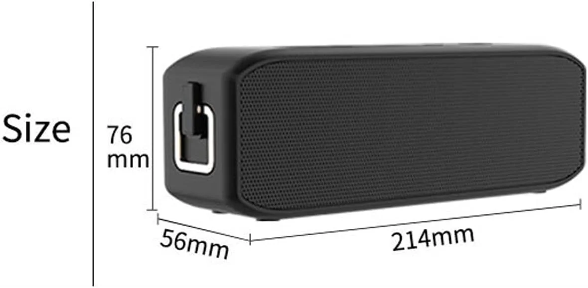 اسپیکر بی سیم دستگاه پخش صدا ZURBAA، استریو باس HiFi ساب ووفر، اسپیکر بلوتوث قابل حمل خانگی و خارجی اسپیکر بی سیم دستگاه پخش صدا ZURBAA، استریو باس HiFi ساب ووفر، اسپیکر بلوتوث قابل حمل خانگی و خارجی