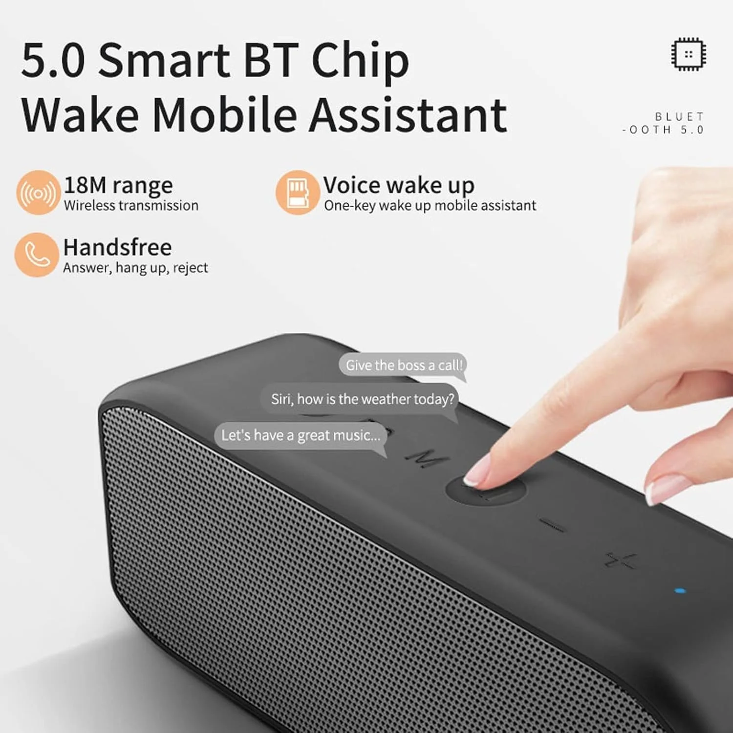 اسپیکر بی سیم دستگاه پخش صدا ZURBAA، استریو باس HiFi ساب ووفر، اسپیکر بلوتوث قابل حمل خانگی و خارجی اسپیکر بی سیم دستگاه پخش صدا ZURBAA، استریو باس HiFi ساب ووفر، اسپیکر بلوتوث قابل حمل خانگی و خارجی
