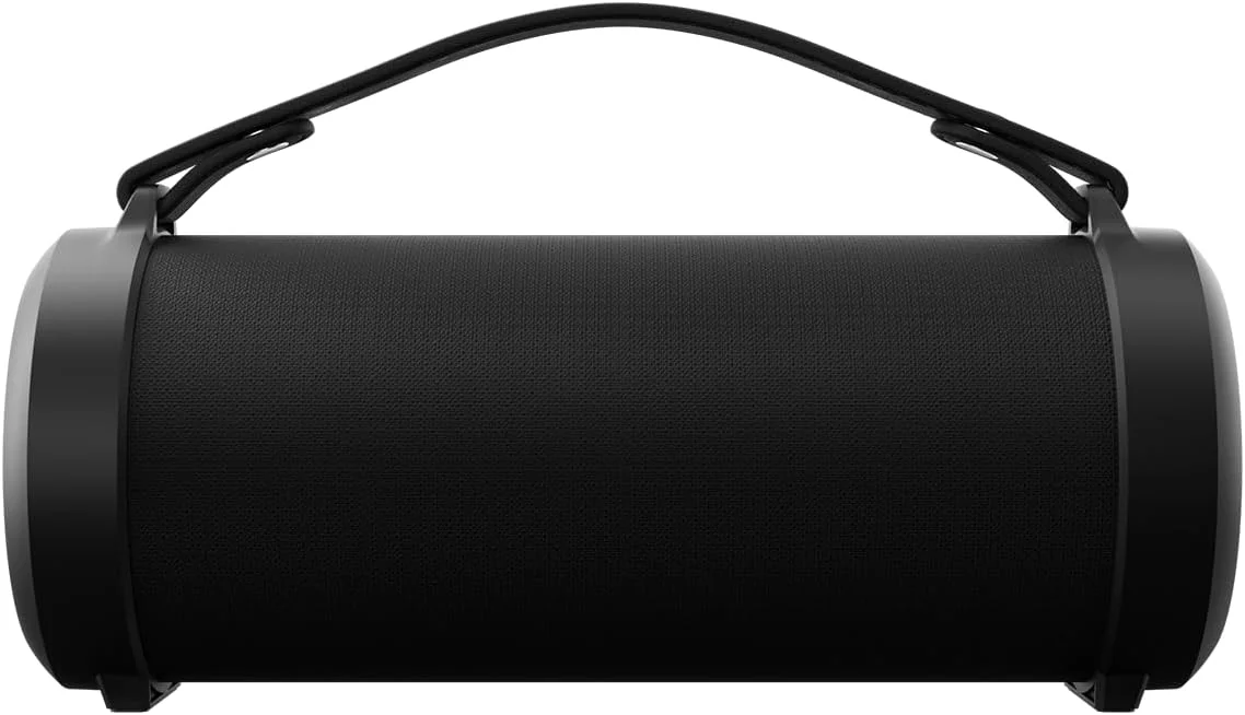 اسپیکر بی سیم قابل حمل Zebronics Rocket 500 با خروجی 20 وات، بلوتوث، TWS، پخش 15 ساعته، رادیو FM، USB، AUX، پشتیبانی از میکروفون سیمی 6.3 میلی متری، چراغ های RGB و بند حمل جداشدنی