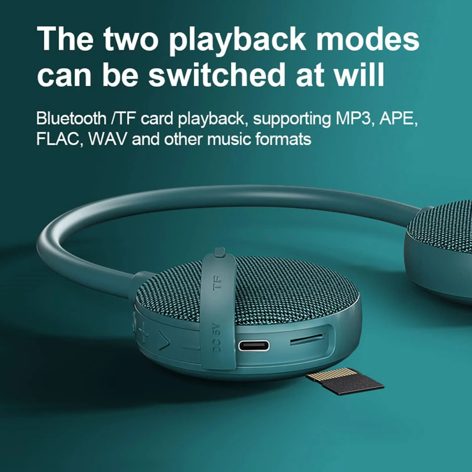 اسپیکر بلوتوث گردنی TERRIFI، بلوتوث 5.0، IPX 4، اسپیکر بیسیم قابل حمل و پوشیدنی دور گردن، هندزفری، صدای استریو فراگیر سه بعدی واقعی، برای فضای باز، بازی، دوچرخه سواری، پیاده روی (سبز) اسپیکر بلوتوث گردنی TERRIFI، بلوتوث 5.0، IPX 4، اسپیکر بیسیم قابل حمل و پوشیدنی دور گردن، هندزفری، صدای استریو فراگیر سه بعدی واقعی، برای فضای باز، بازی، دوچرخه سواری، پیاده روی (سبز)