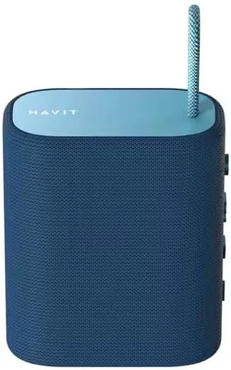 اسپیکر بلوتوثی قابل حمل و جمع و جور Havit SK801BT – صدای 5 واتی، بلوتوث 5.3، 6 ساعت پخش، جفت شدن TWS، ورودی AUX، تماس‌های هندزفری، شارژ سریع Type-C، طراحی سبک و بادوام