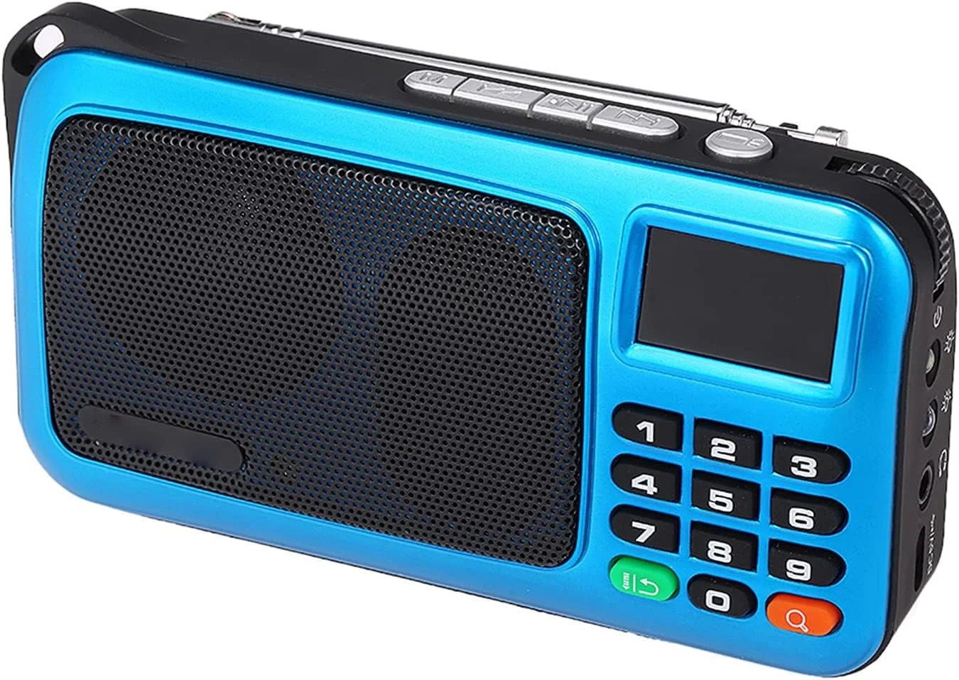 رادیو دیجیتال FM قابل حمل SHUAIGUO W405 با کابل USB، اسپیکر کامپیوتر HiFi استریو با چراغ قوه و صفحه نمایش LED و پشتیبانی از پخش موسیقی TF