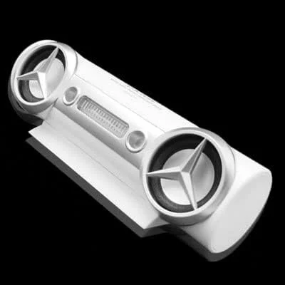 اسپیکر صوتی کوچک قابل حمل Ruilogod برای MP3 MP4 لپ تاپ سفید