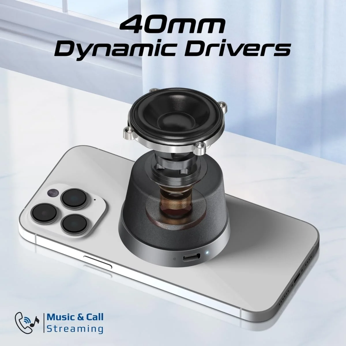 اسپیکر بلوتوثی با پایه مغناطیسی پرومیت، اسپیکر بیسیم قابل حمل 3 واتی با صدای HD، درایورهای دینامیک 40 میلیمتری، 12 ساعت پخش مداوم و بلوتوث نسخه 5.3 برای آیفون 15، گلکسی S24، پانچ (مشکی) اسپیکر بلوتوثی با پایه مغناطیسی پرومیت، اسپیکر بیسیم قابل حمل 3 واتی با صدای HD، درایورهای دینامیک 40 میلیمتری، 12 ساعت پخش مداوم و بلوتوث نسخه 5.3 برای آیفون 15، گلکسی S24، پانچ (مشکی)