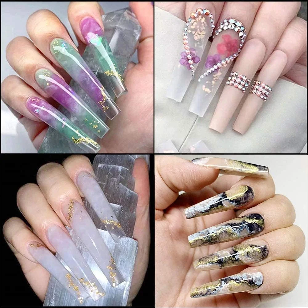 مجموعه قالب های دوگانه ناخن Kalolary، ۱۲۰ عدد قالب اکستنشن ناخن ژلی با ۵۰ عدد استیکر فرم ناخن، ۱ عدد برس دو طرفه ناخن، ۱ عدد سوهان ناخن و ۵ عدد گیره ناخن برای اکستنشن ناخن های اکریلیک مجموعه قالب های دوگانه ناخن Kalolary، ۱۲۰ عدد قالب اکستنشن ناخن ژلی با ۵۰ عدد استیکر فرم ناخن، ۱ عدد برس دو طرفه ناخن، ۱ عدد سوهان ناخن و ۵ عدد گیره ناخن برای اکستنشن ناخن های اکریلیک