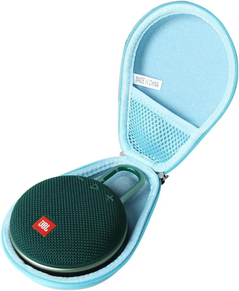 کیف حمل سخت Anleo برای اسپیکر بلوتوثی بی سیم ضد آب JBL Clip 3 (آبی)
