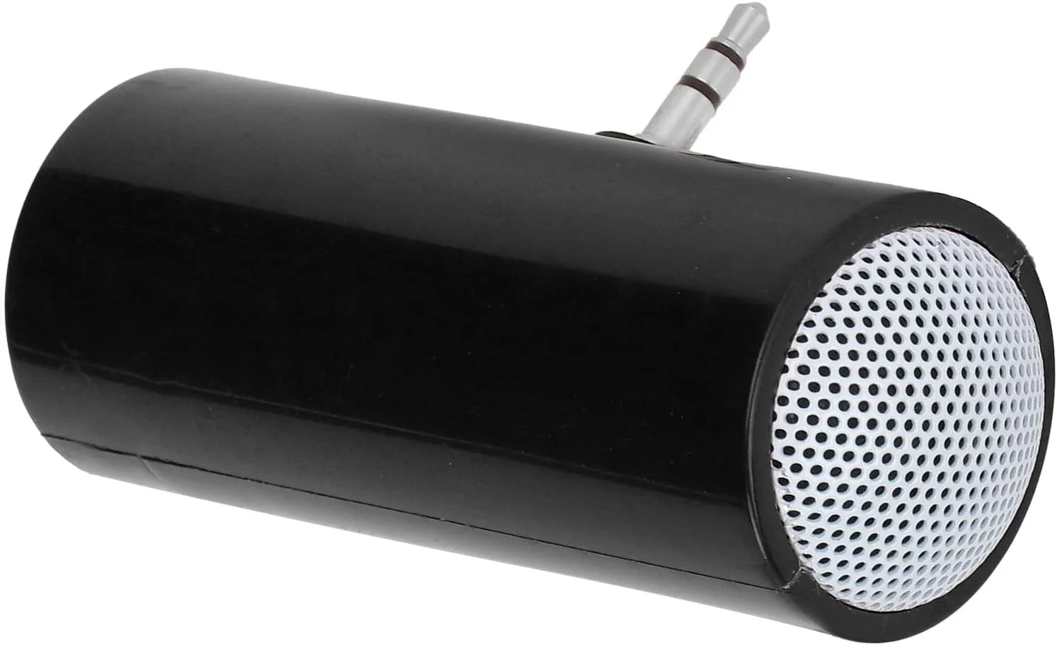 اسپیکر مینی بی سیم قابل حمل برای تلفن های همراه و تبلت ها، صدای واضح، طراحی جمع و جور با استریو جک 3.5 میلی متری (مشکی)