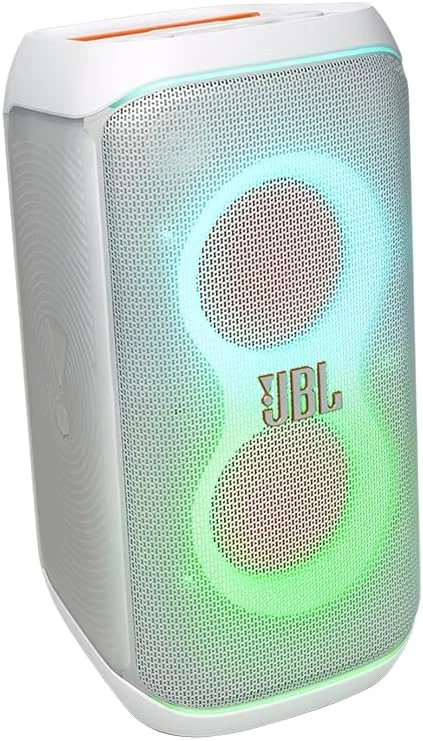 اسپیکر مهمانی قابل حمل JBL PARTYBOX Club 120 به همراه باتری اضافی 200 (سفید) اسپیکر مهمانی قابل حمل JBL PARTYBOX Club 120 به همراه باتری اضافی 200 (سفید)
