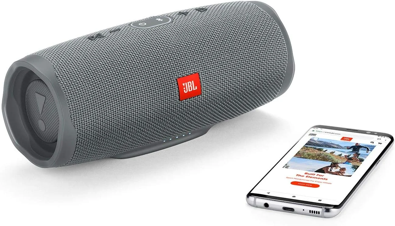اسپیکر بلوتوثی قابل حمل و ضد آب JBL Charge 4 - خاکستری اسپیکر بلوتوثی قابل حمل و ضد آب JBL Charge 4 - خاکستری