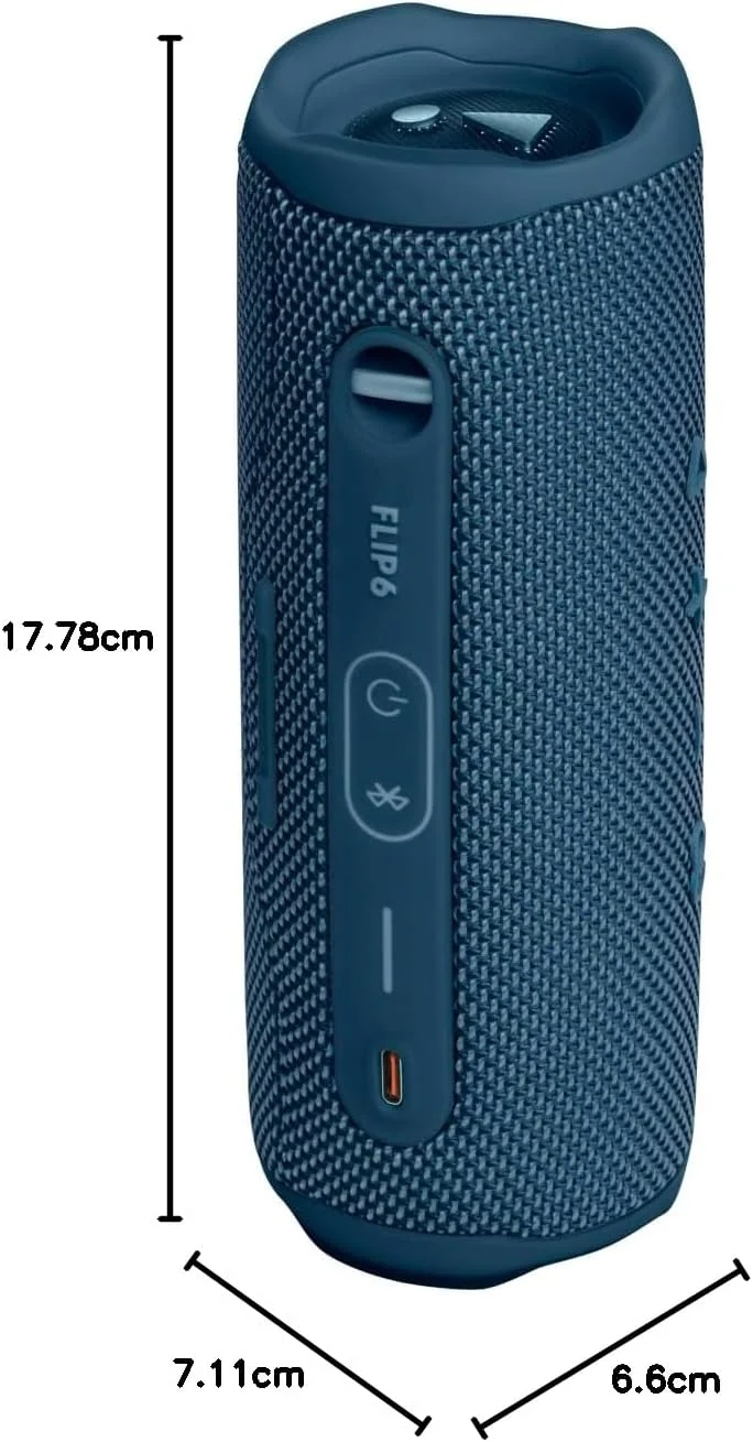 اسپیکر بلوتوثی قابل حمل JBL Flip 6 - صدای قدرتمند و بیس عمیق، ضد آب IPX7، 12 ساعت پخش، JBL PartyBoost برای اتصال چند اسپیکر برای خانه، فضای باز و مسافرت (آبی) اسپیکر بلوتوثی قابل حمل JBL Flip 6 - صدای قدرتمند و بیس عمیق، ضد آب IPX7، 12 ساعت پخش، JBL PartyBoost برای اتصال چند اسپیکر برای خانه، فضای باز و مسافرت (آبی)