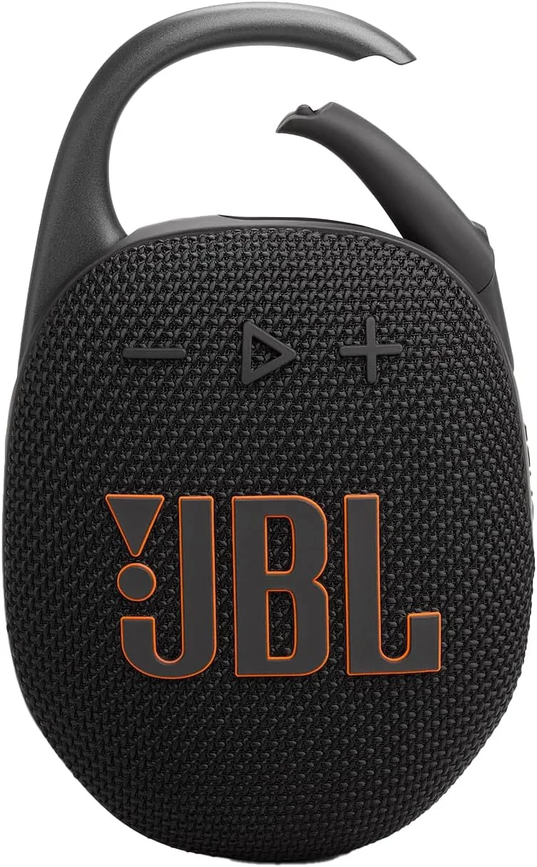 اسپیکر بلوتوثی ضدآب JBL Clip 5 - فوق العاده قابل حمل، 12 ساعت پخش، AURACAST (اتصال چند اسپیکر)، JBLCLIP5BLK، مشکی اسپیکر بلوتوثی ضدآب JBL Clip 5 - فوق العاده قابل حمل، 12 ساعت پخش، AURACAST (اتصال چند اسپیکر)، JBLCLIP5BLK، مشکی