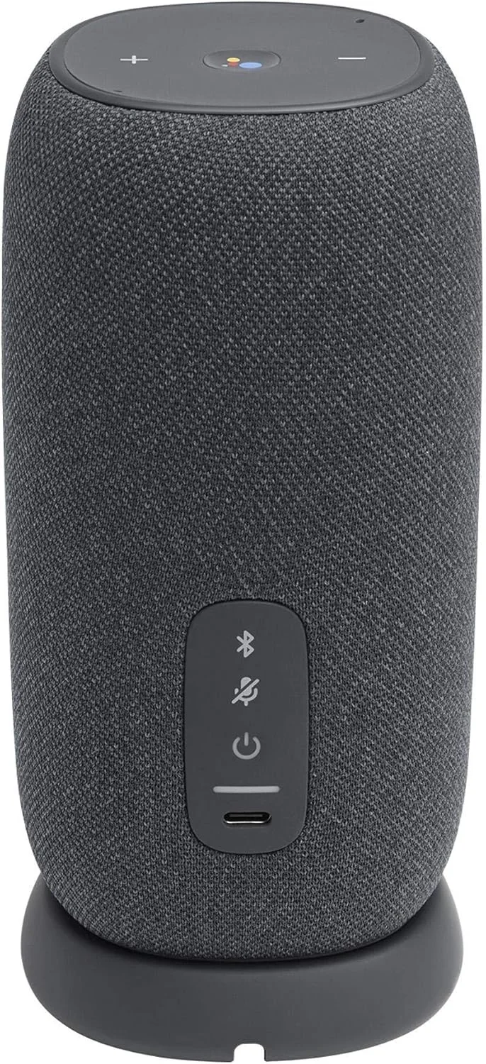 اسپیکر بلوتوثی قابل حمل JBL Link با دستیار گوگل، خاکستری اسپیکر بلوتوثی قابل حمل JBL Link با دستیار گوگل، خاکستری