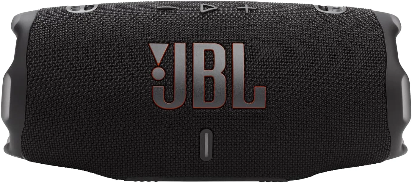 JBL Charge 6 – اسپیکر بلوتوثی قابل حمل ضد آب با پاوربانک و Auracast، 28 ساعت پخش، شارژ سریع، طراحی مقاوم در برابر افتادن، صدای قدرتمند – مشکی. JBL Charge 6 – اسپیکر بلوتوثی قابل حمل ضد آب با پاوربانک و Auracast، 28 ساعت پخش، شارژ سریع، طراحی مقاوم در برابر افتادن، صدای قدرتمند – مشکی.