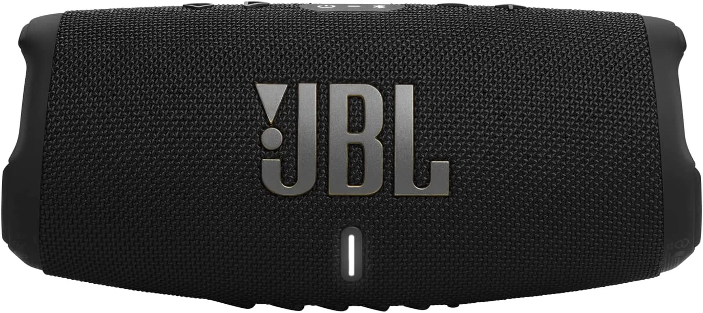اسپیکر بلوتوثی و وای فای قابل حمل JBL Charge 5، بیس عمیق و قدرتمند، باتری 20 ساعته، ضد آب و ضد گرد و غبار، شارژر داخلی، ویژگی تنظیم خودکار، اکوسیستم پخش جریانی باز - مشکی، JBLCHARGE5WIFIBLK اسپیکر بلوتوثی و وای فای قابل حمل JBL Charge 5، بیس عمیق و قدرتمند، باتری 20 ساعته، ضد آب و ضد گرد و غبار، شارژر داخلی، ویژگی تنظیم خودکار، اکوسیستم پخش جریانی باز - مشکی، JBLCHARGE5WIFIBLK