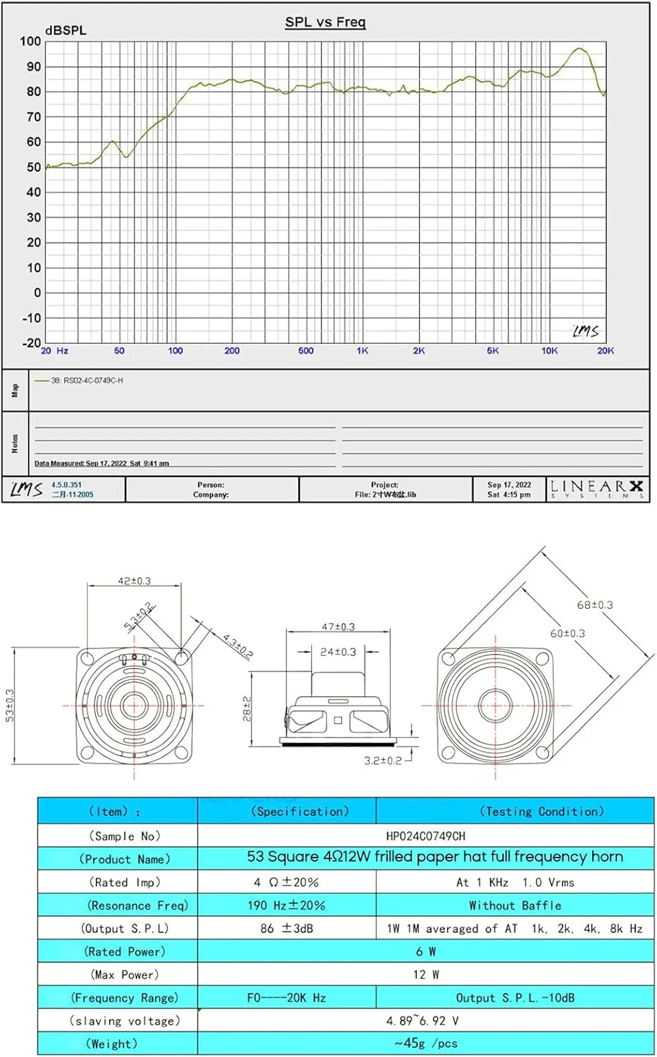 یک عدد بلندگوی قابل حمل 53 میلیمتری، میان رده، 4 اهم، 5 وات، 12 وات، بلندگوی DIY صدا، بلندگوی کوچک برای بلندگوی سینمای خانگی یک عدد بلندگوی قابل حمل 53 میلیمتری، میان رده، 4 اهم، 5 وات، 12 وات، بلندگوی DIY صدا، بلندگوی کوچک برای بلندگوی سینمای خانگی