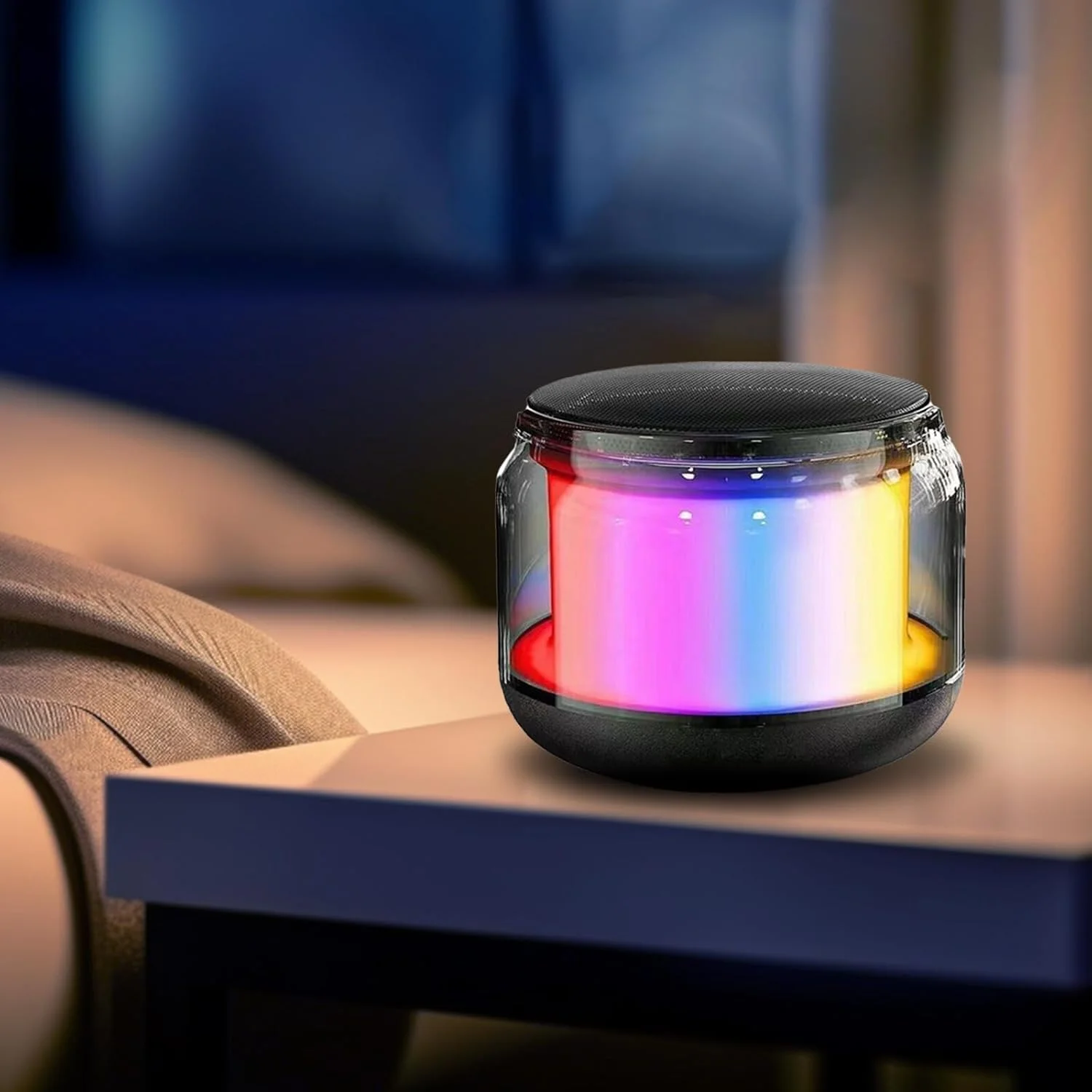 اسپیکر بلوتوثی قابل حمل، مینی اسپیکر بی سیم بلوتوث 5.0 اسپیکر فضای باز با نور RGB LED، جفت شدن دوگانه TWS، پشتیبانی از پخش کارت TF، مهمانی، کمپینگ، مسافرت (چند رنگی) اسپیکر بلوتوثی قابل حمل، مینی اسپیکر بی سیم بلوتوث 5.0 اسپیکر فضای باز با نور RGB LED، جفت شدن دوگانه TWS، پشتیبانی از پخش کارت TF، مهمانی، کمپینگ، مسافرت (چند رنگی)