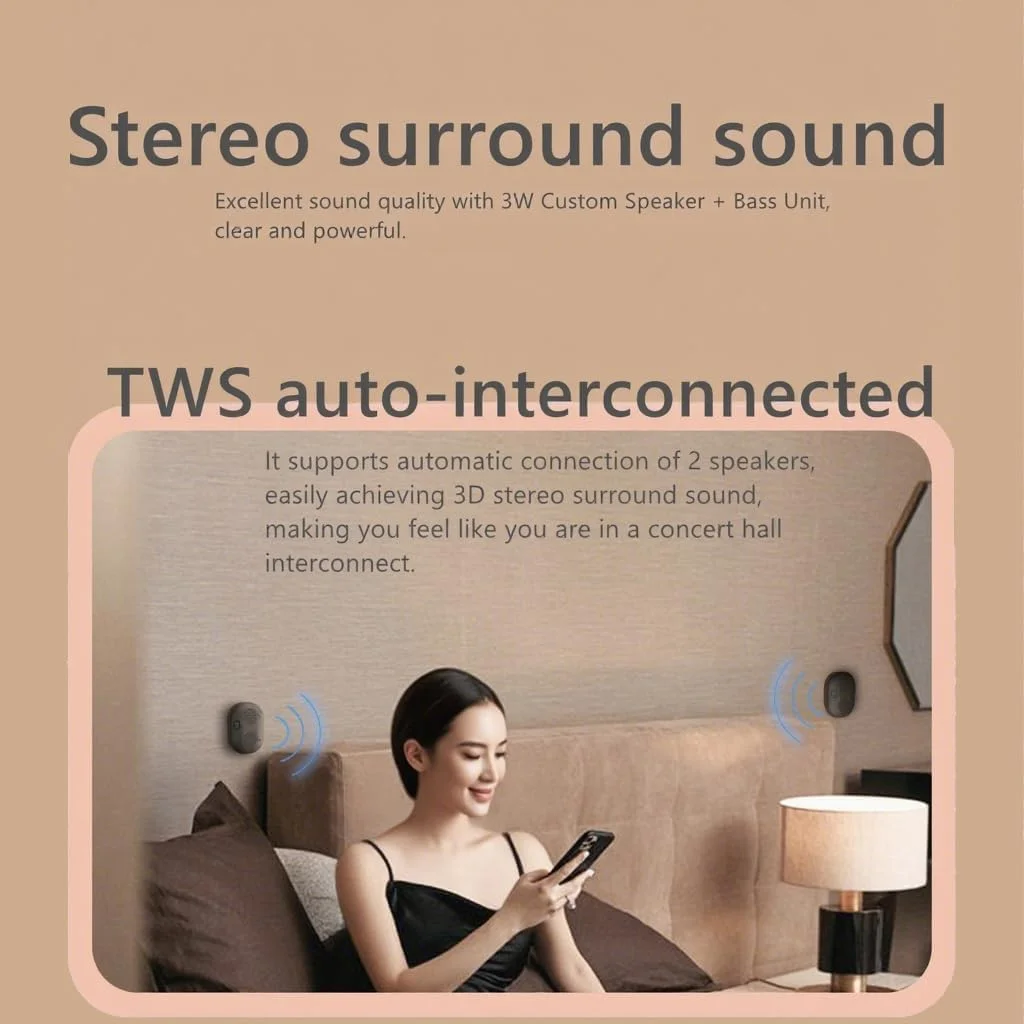 اسپیکر بلوتوث قابل حمل، مینی اسپیکر بیسیم مغناطیسی با بیس تقویتشده، میکروفون داخلی برای تماسهای هندزفری، صدای بلند 10 واتی، ضد آب IPX5، 15 ساعت پخش برای فضای باز، مسافرت، حمام (مشکی) اسپیکر بلوتوث قابل حمل، مینی اسپیکر بیسیم مغناطیسی با بیس تقویتشده، میکروفون داخلی برای تماسهای هندزفری، صدای بلند 10 واتی، ضد آب IPX5، 15 ساعت پخش برای فضای باز، مسافرت، حمام (مشکی)